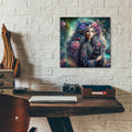 Fairy And Cat by Rey Klimt - 12x12 acrylic wall art in a room