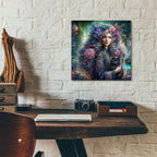 Fairy And Cat by Rey Klimt - 12x12 acrylic wall art in a room
