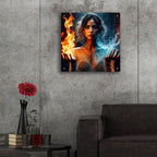 Fire And Water by Rey Klimt - 24x24 acrylic wall art in a room