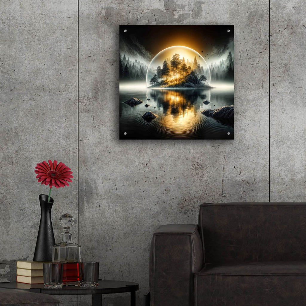 First Light Magic by Rey Klimt - 24x24 acrylic wall art in a room