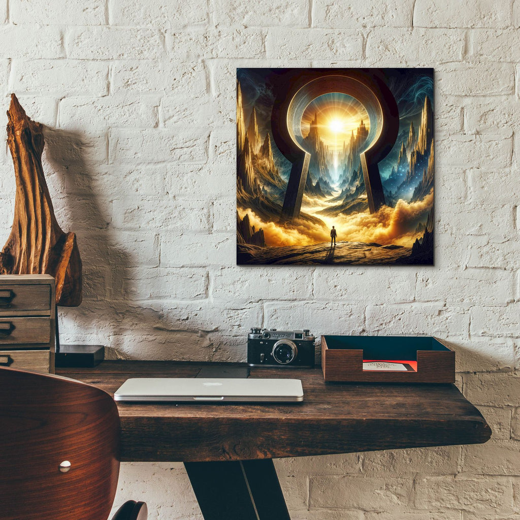 Gateway by Rey Klimt - 12x12 acrylic wall art in a room