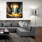 Gateway by Rey Klimt - 36x36 acrylic wall art in a room