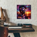 Good Vibes Sunset by Rey Klimt - 12x12 acrylic wall art in a room