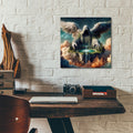 Hands On Creation by Rey Klimt - 12x12 acrylic wall art in a room
