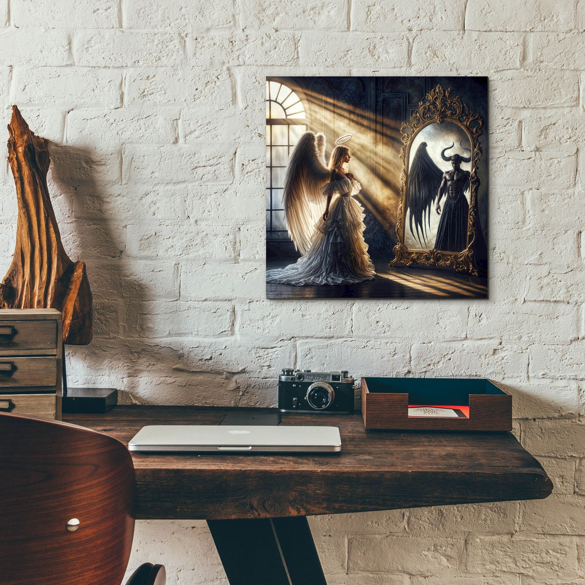 I See You by Rey Klimt - 12x12 acrylic wall art in a room