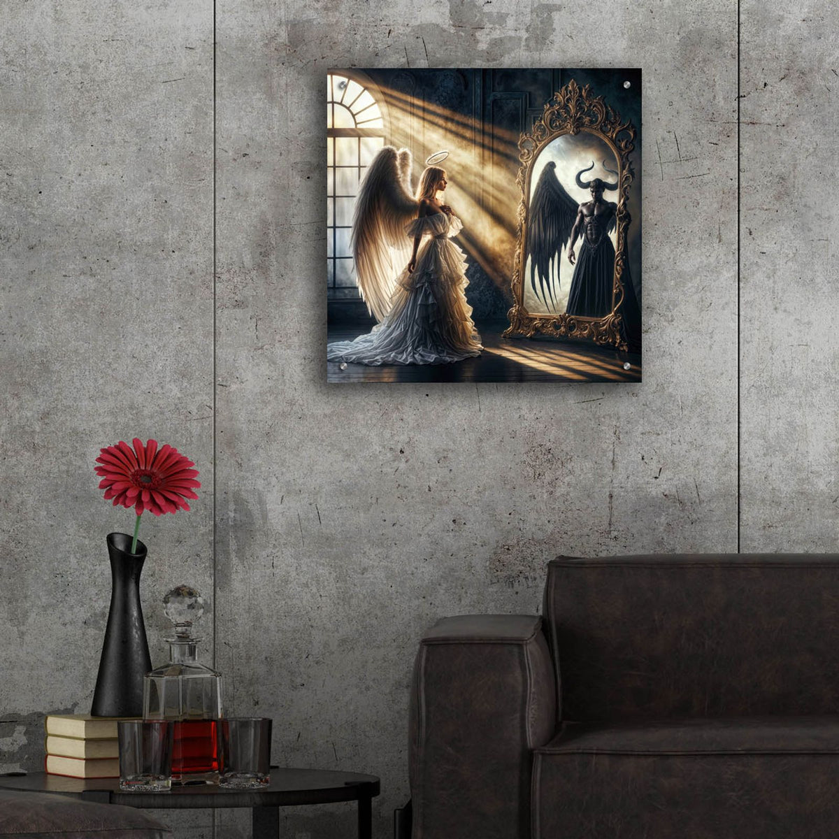 I See You by Rey Klimt - 24x24 acrylic wall art in a room