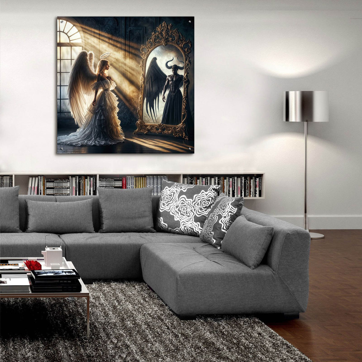 I See You by Rey Klimt - 36x36 acrylic wall art in a room
