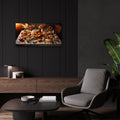 Jack Of Lantern Still Life by Rey Klimt - 24x12 acrylic wall art in a room
