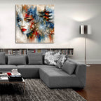 Japan Memories by Rey Klimt - 36x36 acrylic wall art in a room