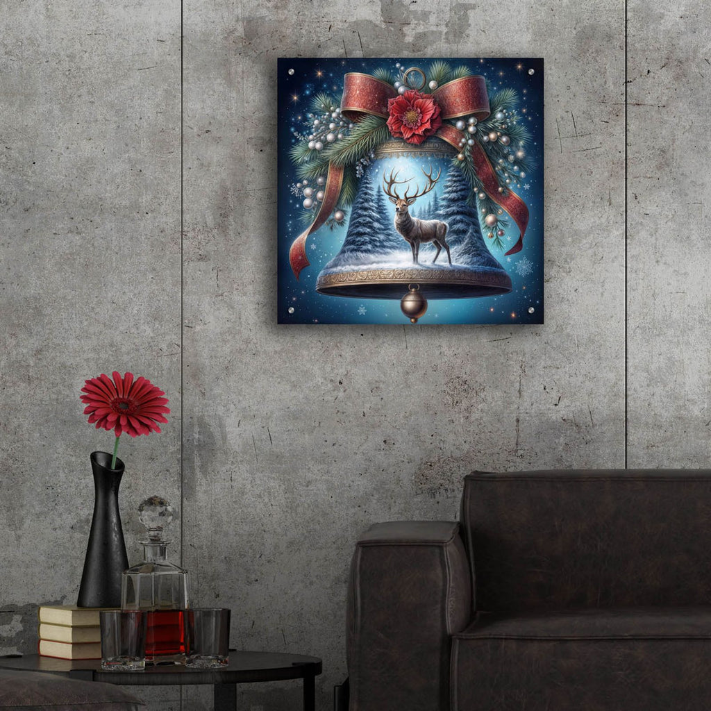 Jingle Bell by Rey Klimt - 24x24 acrylic wall art in a room