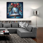 Jingle Bell by Rey Klimt - 36x36 acrylic wall art in a room