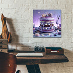 Lavander Burger by Rey Klimt - 12x12 acrylic wall art in a room