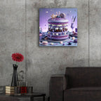 Lavander Burger by Rey Klimt - 24x24 acrylic wall art in a room
