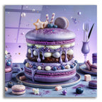 Lavander Burger by Rey Klimt acrylic glass wall art