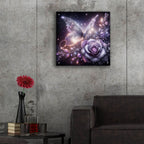 Lavander Rose by Rey Klimt - 24x24 acrylic wall art in a room