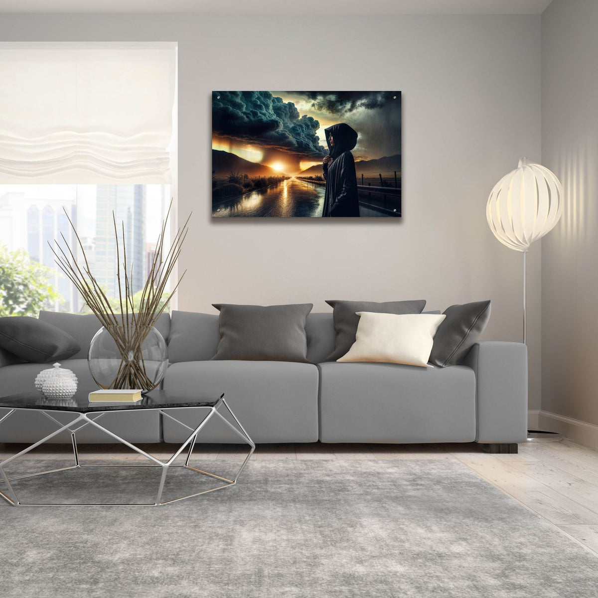 Long Road by Rey Klimt - 36x24 acrylic wall art in a room