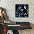Magical Eyes by Rey Klimt - 12x12 acrylic wall art in a room