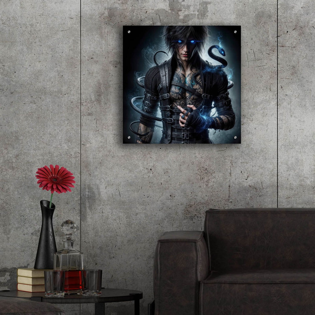 Magical Eyes by Rey Klimt - 24x24 acrylic wall art in a room
