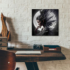 Moon Angel 2 by Rey Klimt - 12x12 acrylic wall art in a room