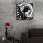 Moon Angel 3 by Rey Klimt - 24x24 acrylic wall art in a room