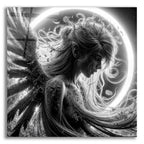 Moon Angel 3 by Rey Klimt acrylic glass wall art