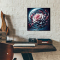 Moon Rose 1 by Rey Klimt - 12x12 acrylic wall art in a room