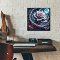 Moon Rose 3 by Rey Klimt - 12x12 acrylic wall art in a room