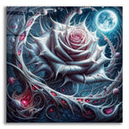 Moon Rose 3 by Rey Klimt acrylic glass wall art