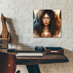 Morning Coffee Forest Theme by Rey Klimt - 12x12 acrylic wall art in a room