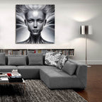 Neural Network by Rey Klimt - 36x36 acrylic wall art in a room