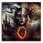 One Heart - Two Souls by Rey Klimt acrylic glass wall art