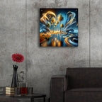 Palm Beach Abstract 4 by Rey Klimt - 24x24 acrylic wall art in a room