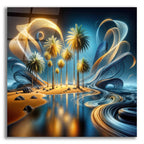 Palm Beach Abstract 4 by Rey Klimt acrylic glass wall art