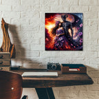 Power Couple 1 by Rey Klimt - 12x12 acrylic wall art in a room