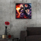 Power Couple 1 by Rey Klimt - 24x24 acrylic wall art in a room