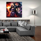Power Couple 1 by Rey Klimt - 36x36 acrylic wall art in a room