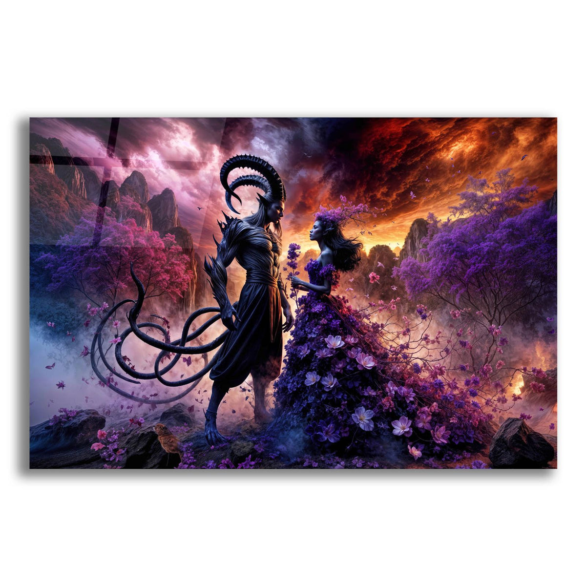 Power Couple 2 by Rey Klimt acrylic glass wall art