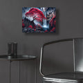 Red Tree Landscape 3 by Rey Klimt - 16x12 acrylic wall art in a room