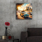 Retro Paris by Rey Klimt - 24x24 acrylic wall art in a room