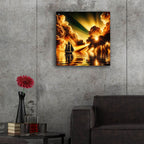 Sailing Into Sunrise by Rey Klimt - 24x24 acrylic wall art in a room