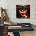 Secrets Are Safe by Rey Klimt - 12x12 acrylic wall art in a room
