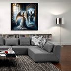 Self Reflection by Rey Klimt - 36x36 acrylic wall art in a room