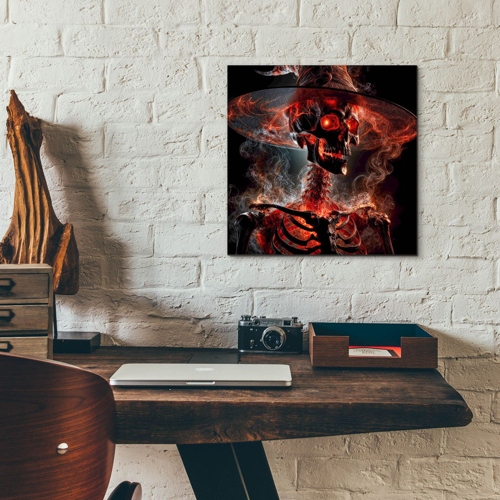 Smoking Kills by Rey Klimt - 12x12 acrylic wall art in a room