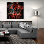 Smoking Kills by Rey Klimt - 36x36 acrylic wall art in a room
