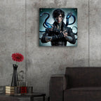 Snake Master by Rey Klimt - 24x24 acrylic wall art in a room