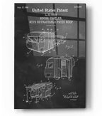 Epic Art 'Trailer Blueprint Patent Chalkboard,' Acrylic Glass Wall Art