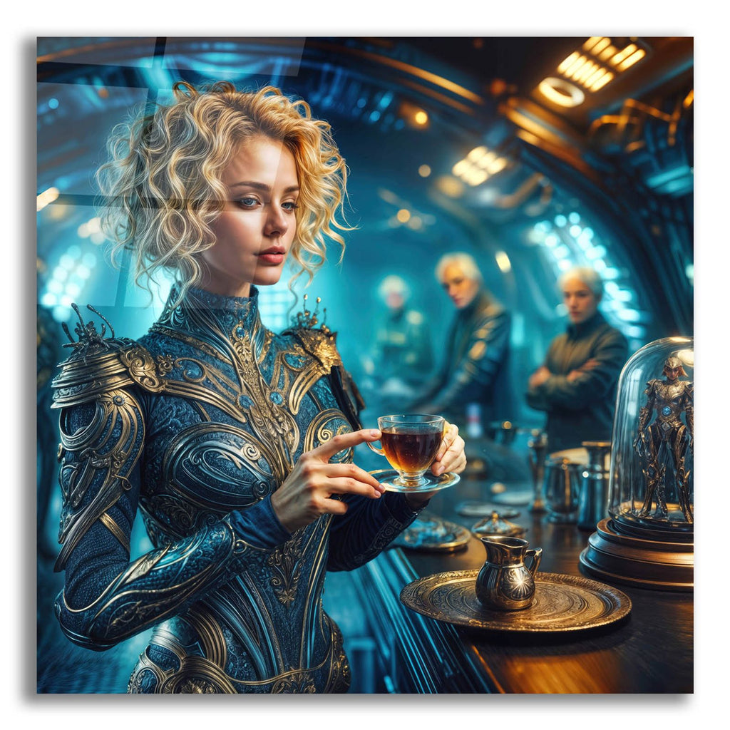 Space Coffee House by Rey Klimt acrylic glass wall art