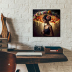 Spring Rain by Rey Klimt - 12x12 acrylic wall art in a room
