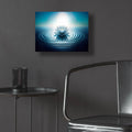 Still Lotus by Rey Klimt - 16x12 acrylic wall art in a room