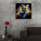 Tiger Face by Rey Klimt - 24x24 acrylic wall art in a room